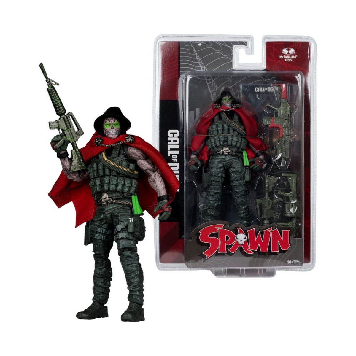 Call Of Duty Burned Spawn 7" Figure