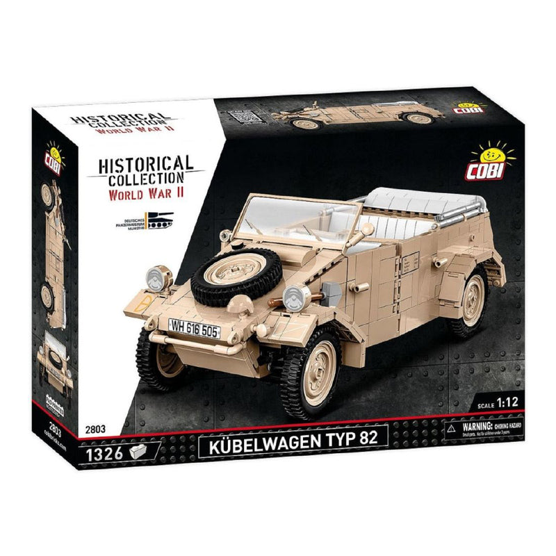 World War 2 Kubelwagen Typ 82 (1290 Piece Kit)