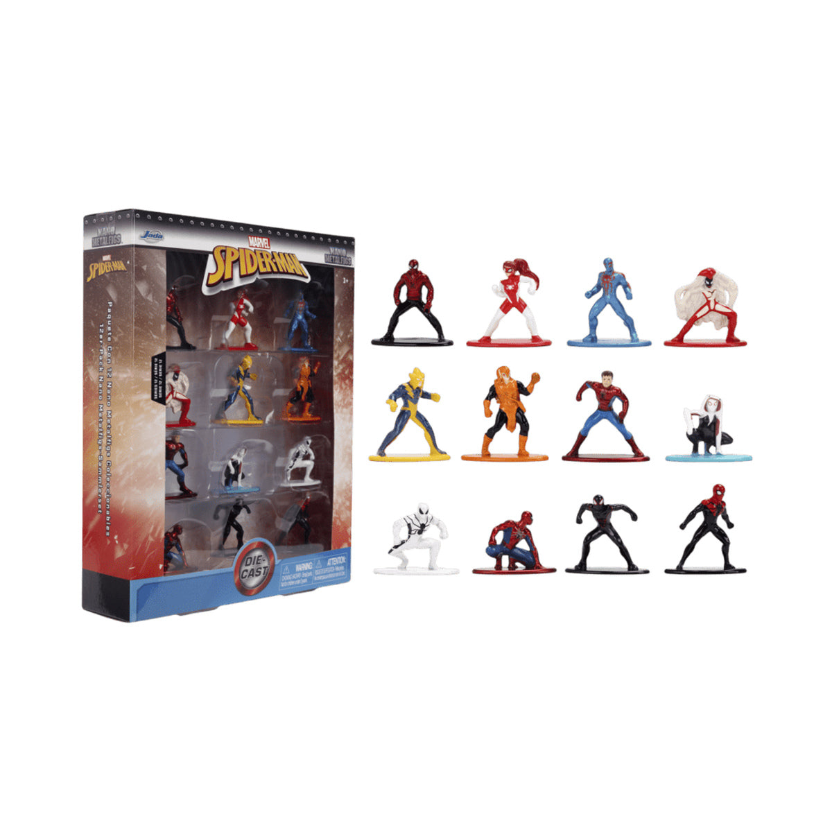 Spider-Man Nano Metalfigs 12-Pack (Series 12)
