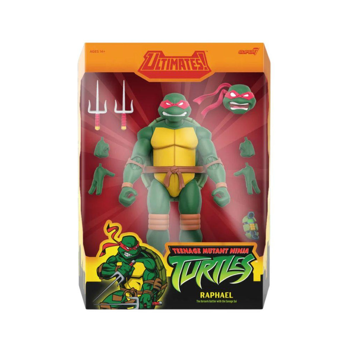 Tennage Mutant Ninja Turtles Raphael Ultimates Figure
