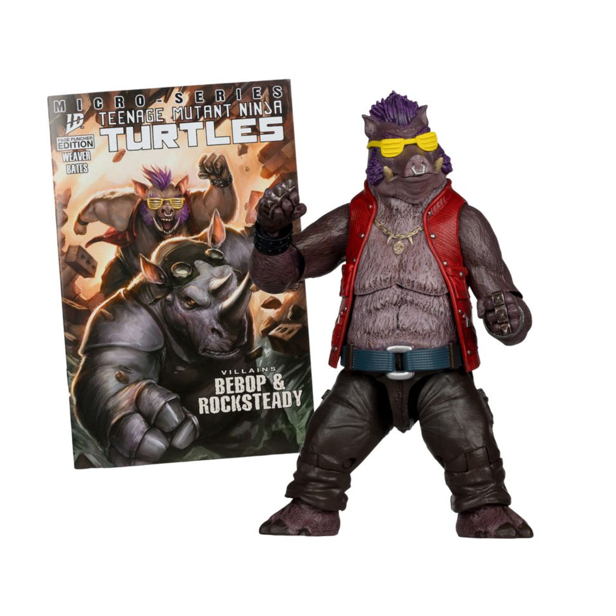 TMNT Bebop Page Punchers 5" Figure with Comic