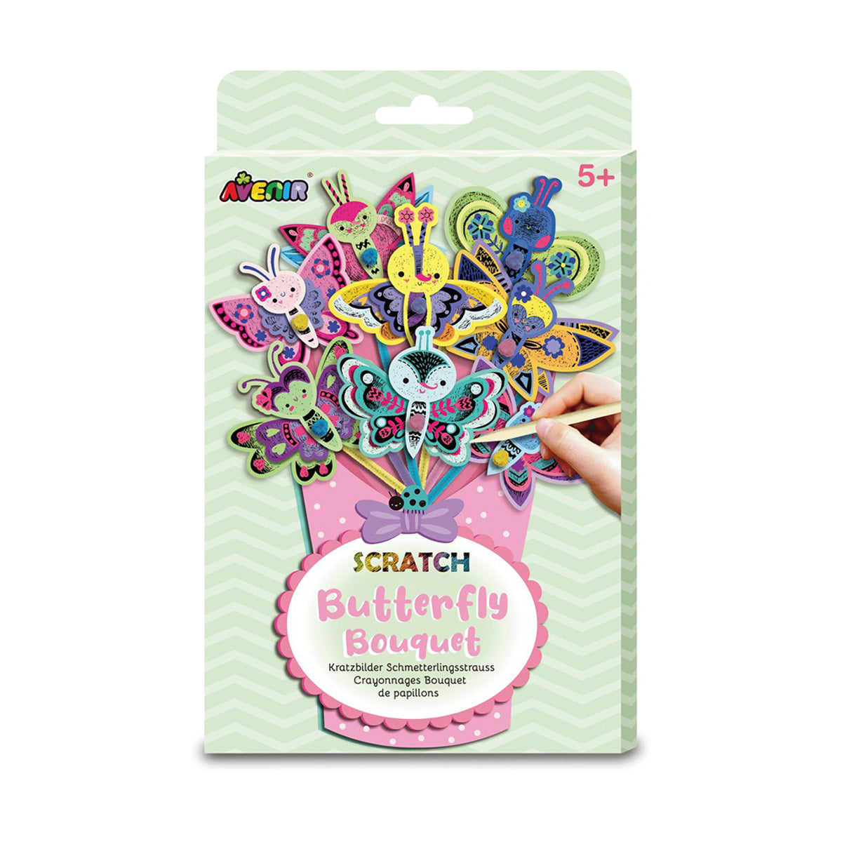 Avenir Bouquet Scratch Art Kit