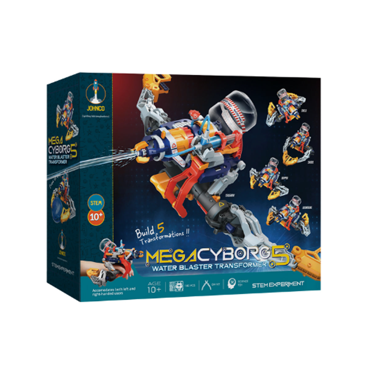 Johnco Mega Cyborg 5 Water Blaster Transformer