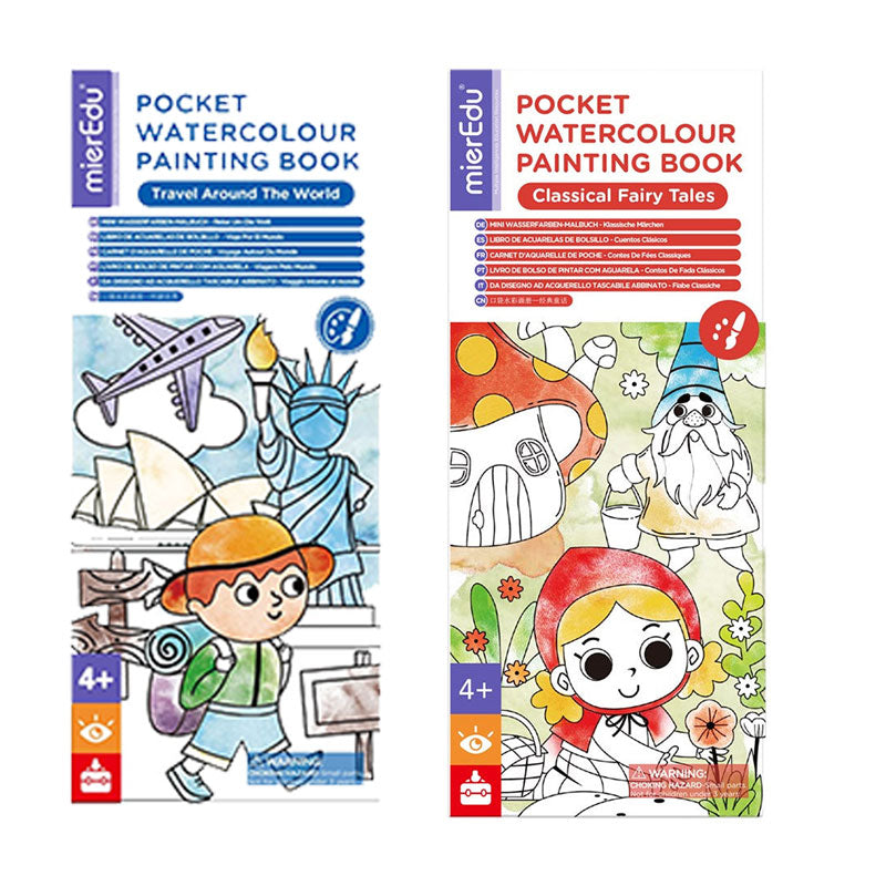 mierEdu Pocket Watercolour Painting Book