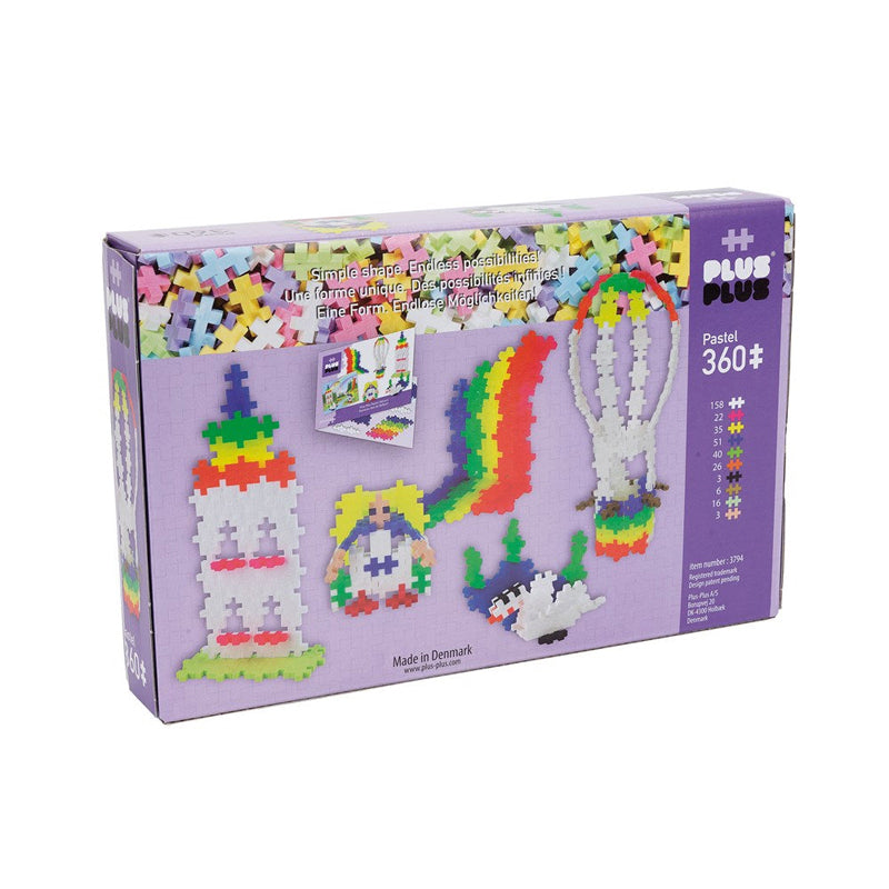 Plus-Plus Pastel Rainbow Hot Air Balloon 360pcs