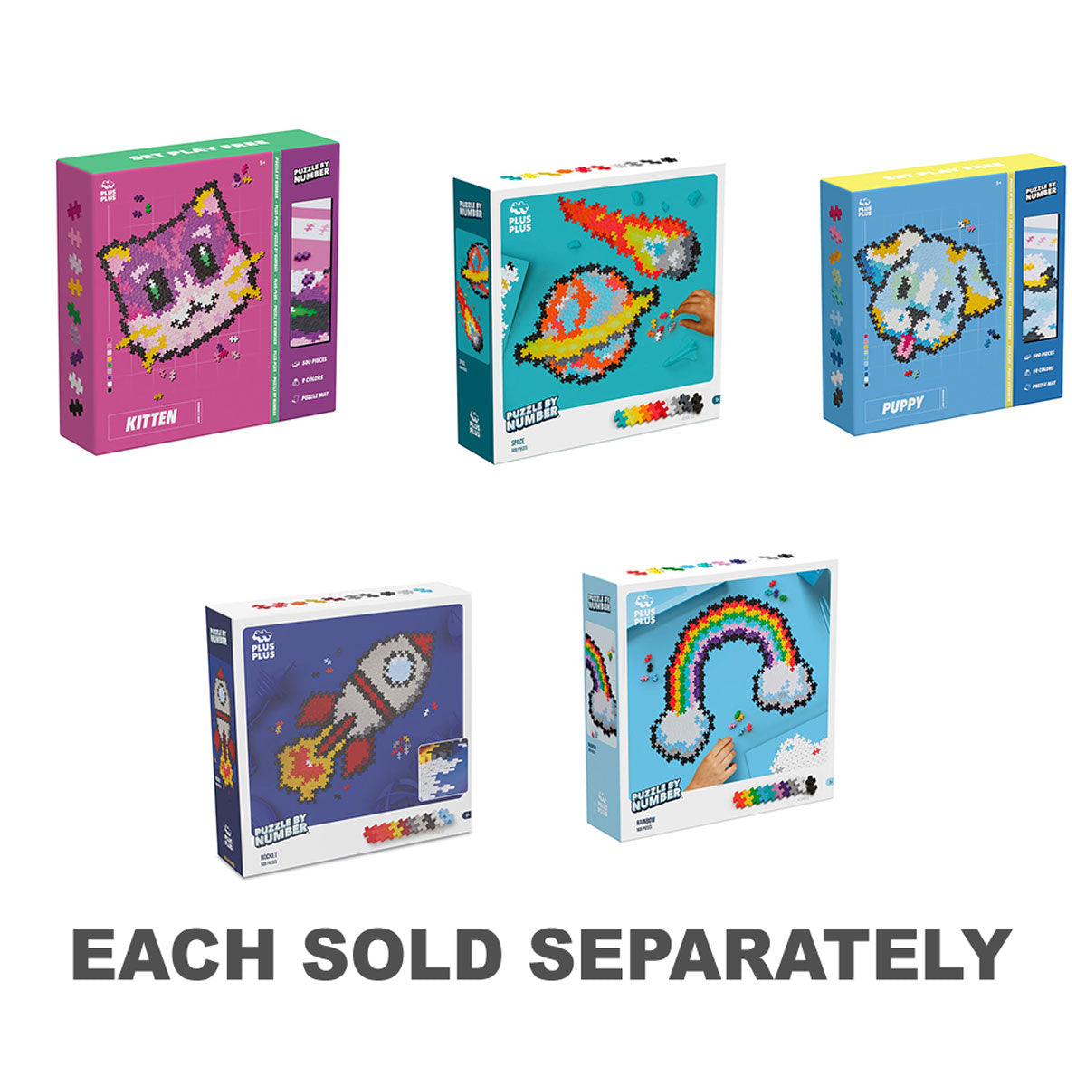 Plus-Plus Puzzle by Number 500pcs