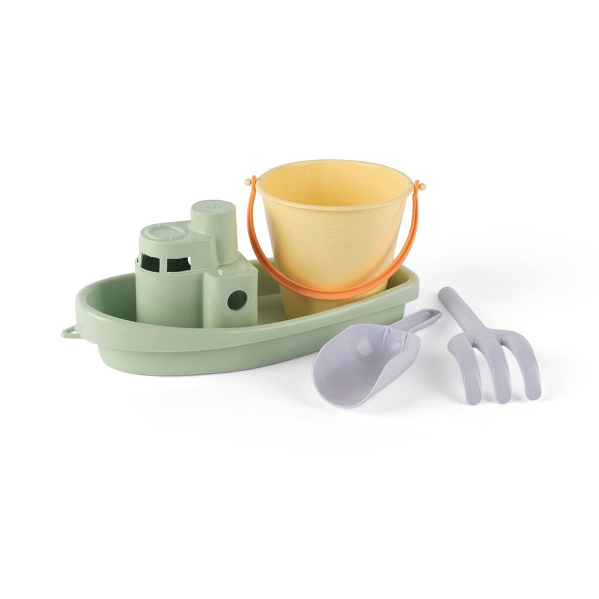 Dantoy Pastel Recycled Boat & Sand Set 4pcs