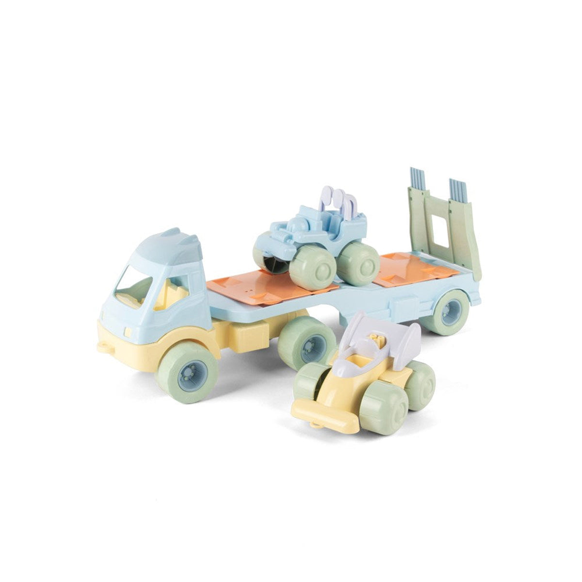 Dantoy Pastel Recycled Tow Truck 3pcs
