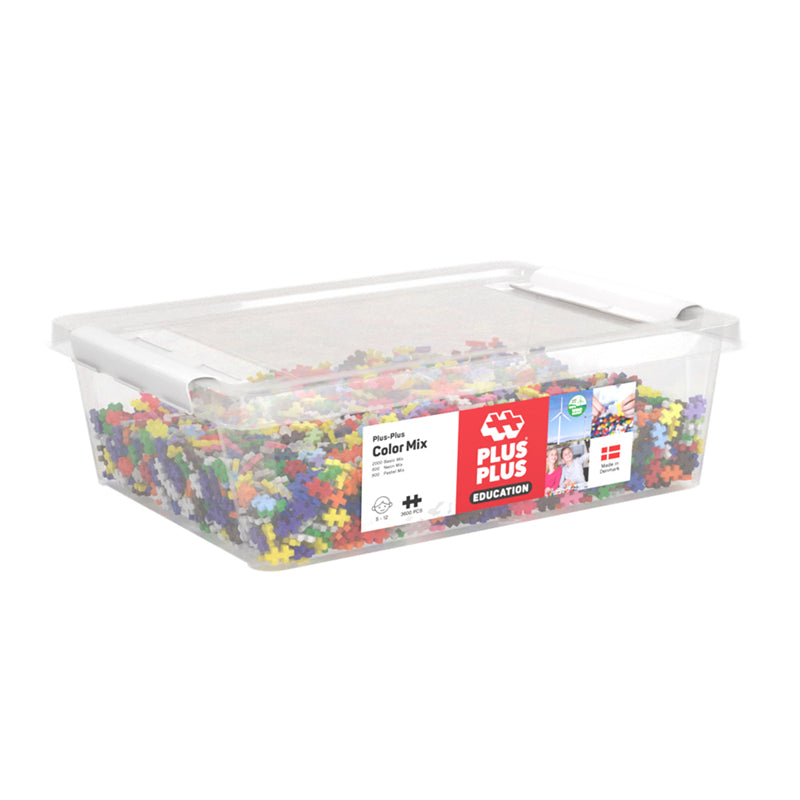Plus-Plus Mix 3600pcs Education Building Blocks Tube
