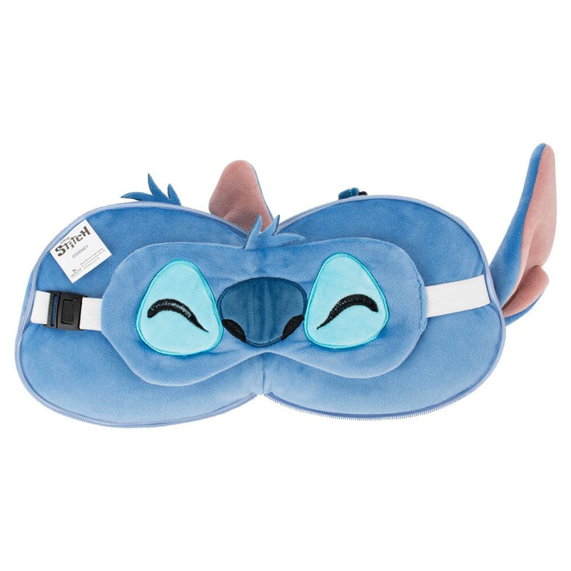 RelaxEazzz Disney Stitch Travel Pillow & Eye Mask Set