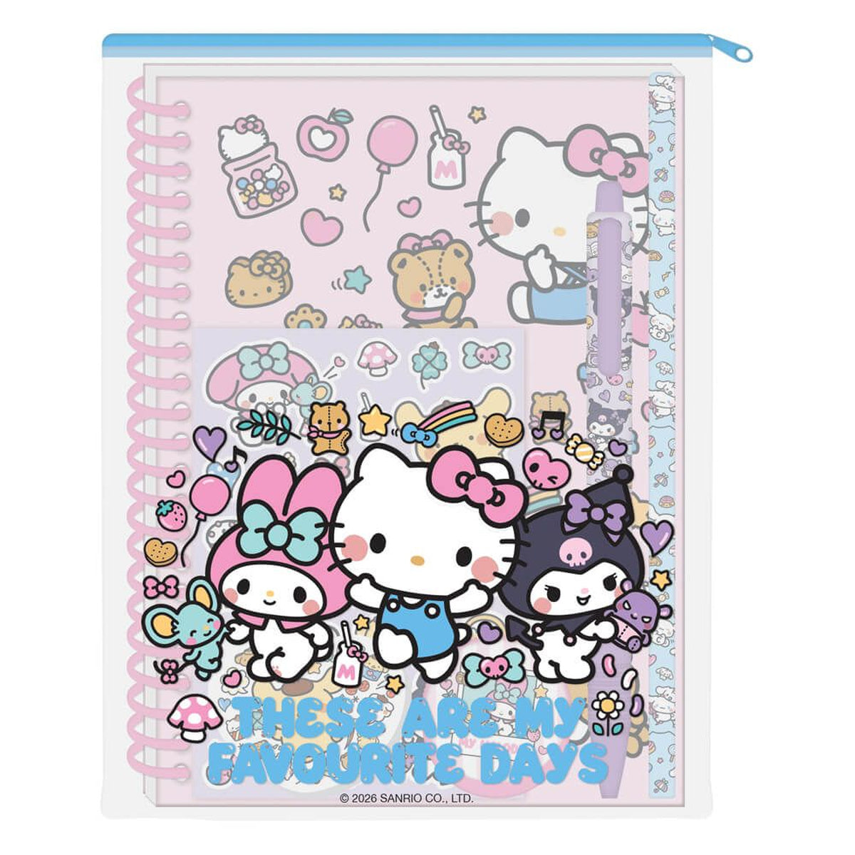Hello Kitty My Favourite Days Super Stationery Set
