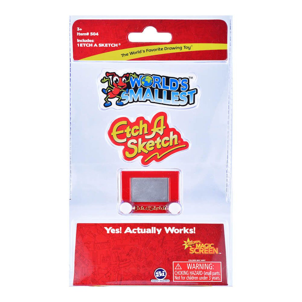 World's Smallest Etch a Sketch