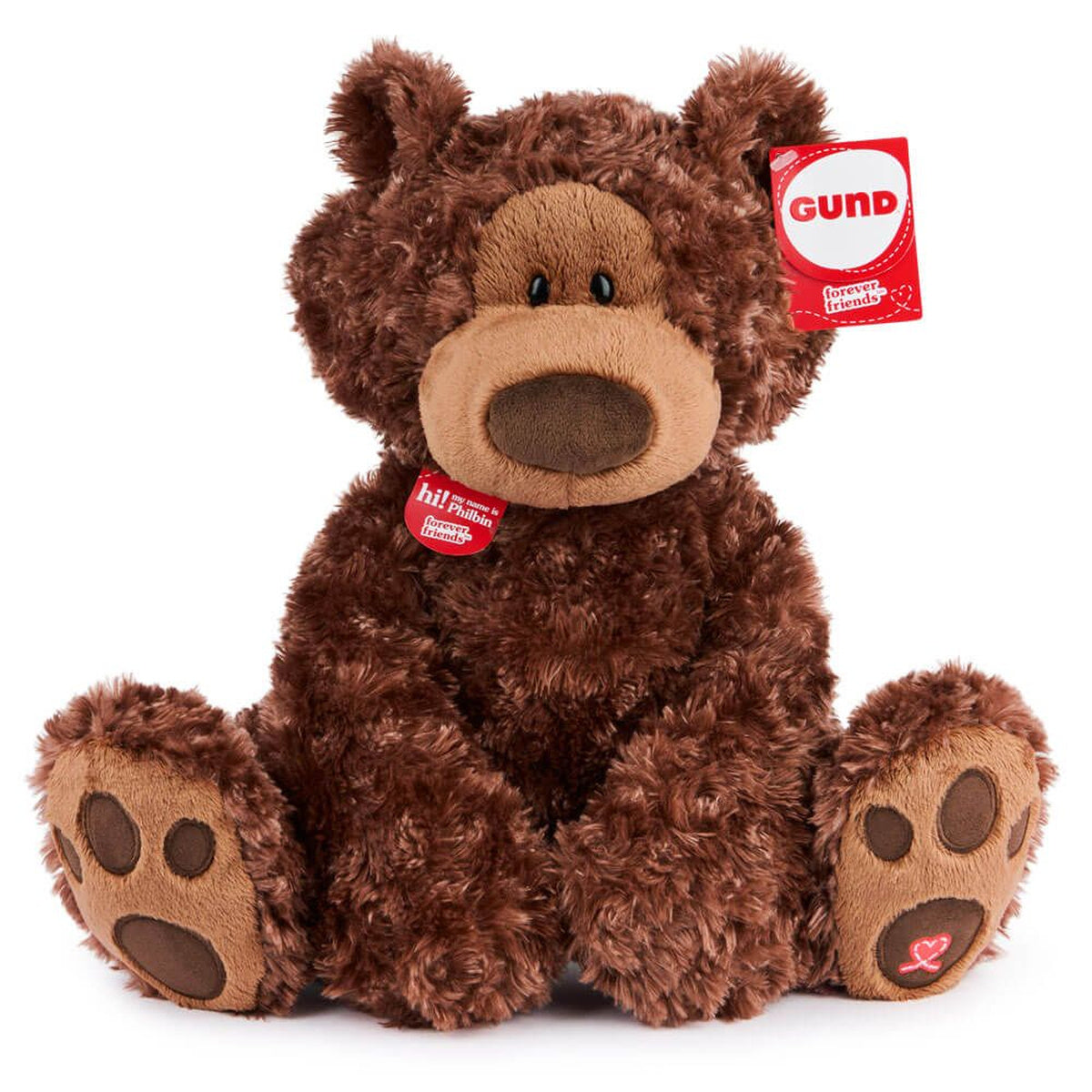 Forever Friends Philbin Bear Plush (Chocolate)