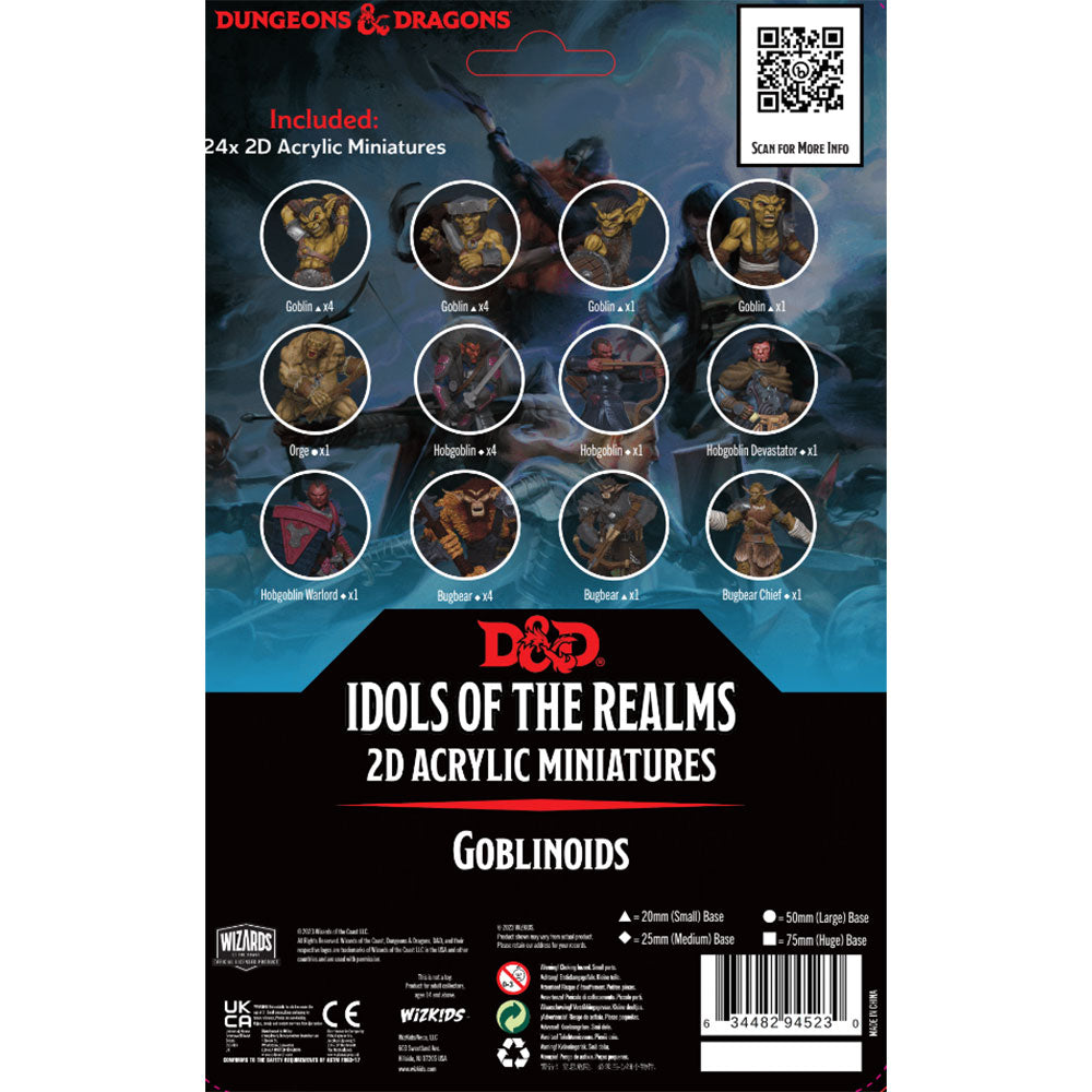 D&D Idols of the Realms Goblinoid 2D Figure Set