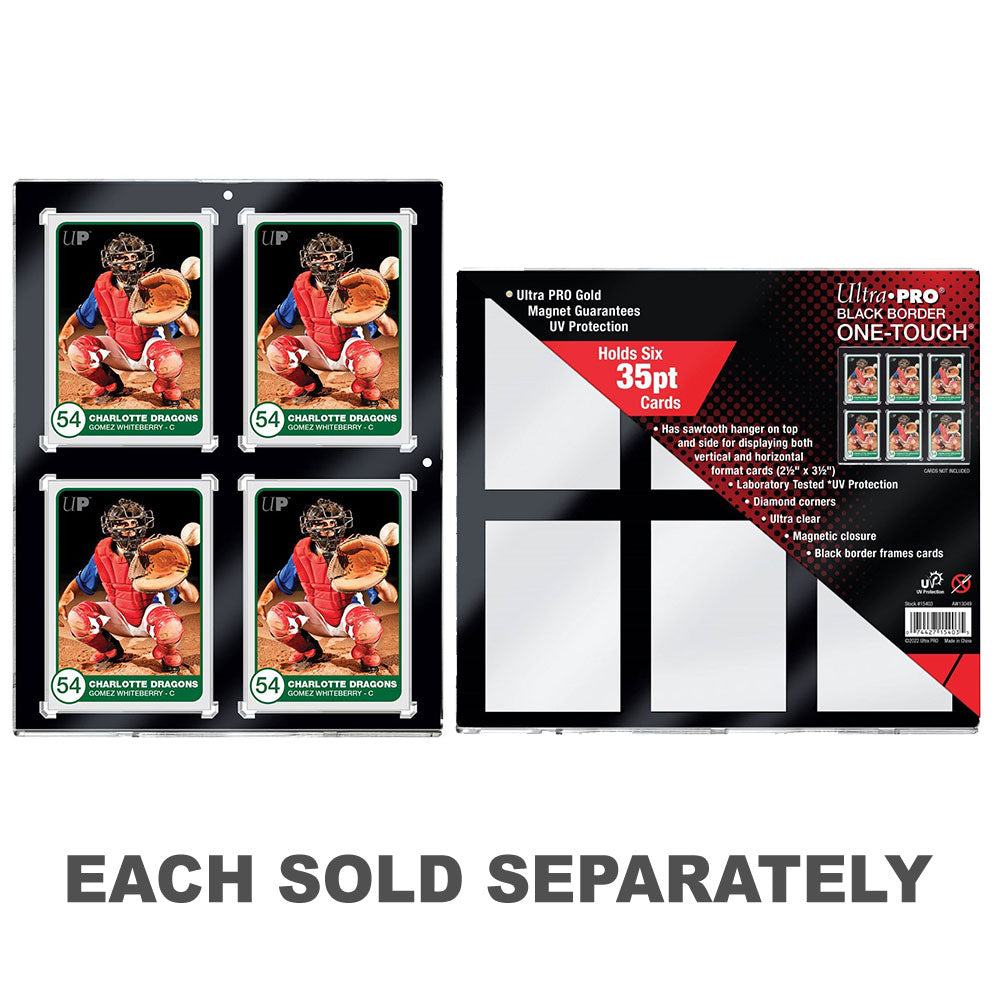 Ultra Pro 35PT Black Border UV ONE-TOUCH Magnetic Holder Card Protector