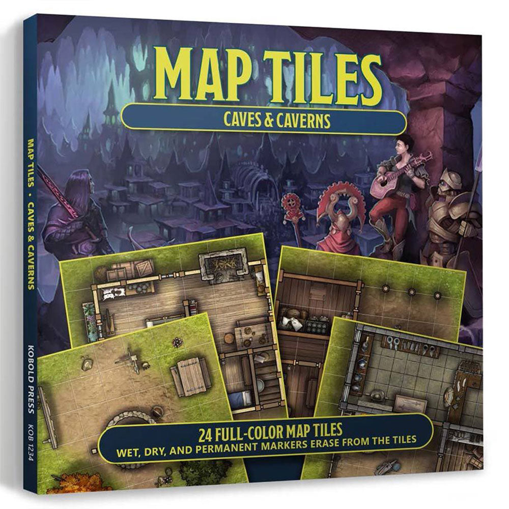 Kobold Press: Map Tiles: Caves and Caverns
