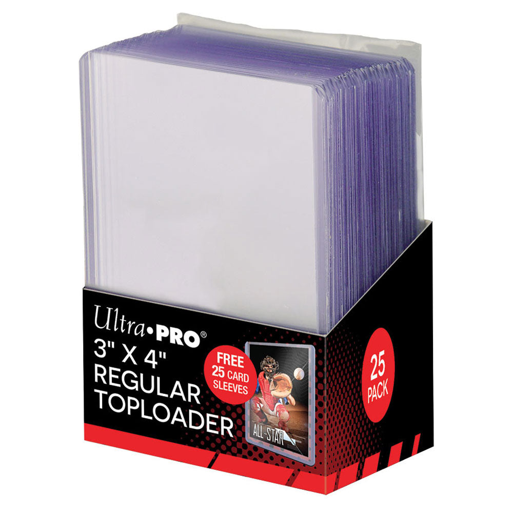 Ultra Pro Clear Toploader with Card Sleeves 25pcs (3x4in)