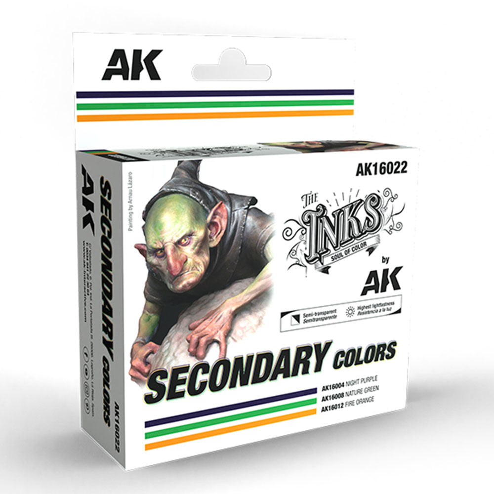 AK Interactive The Inks Acrylic Paint Set