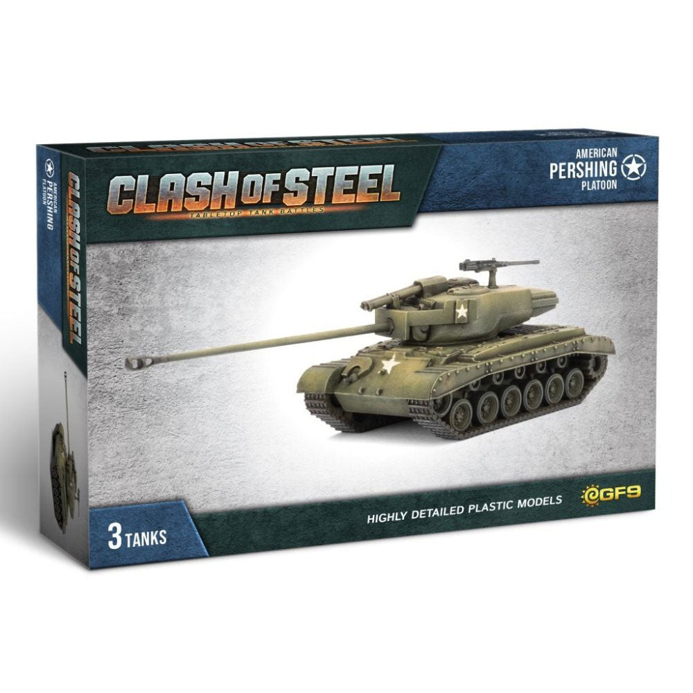 Clash of Steel M26 Pershing Tank Platoon Miniature