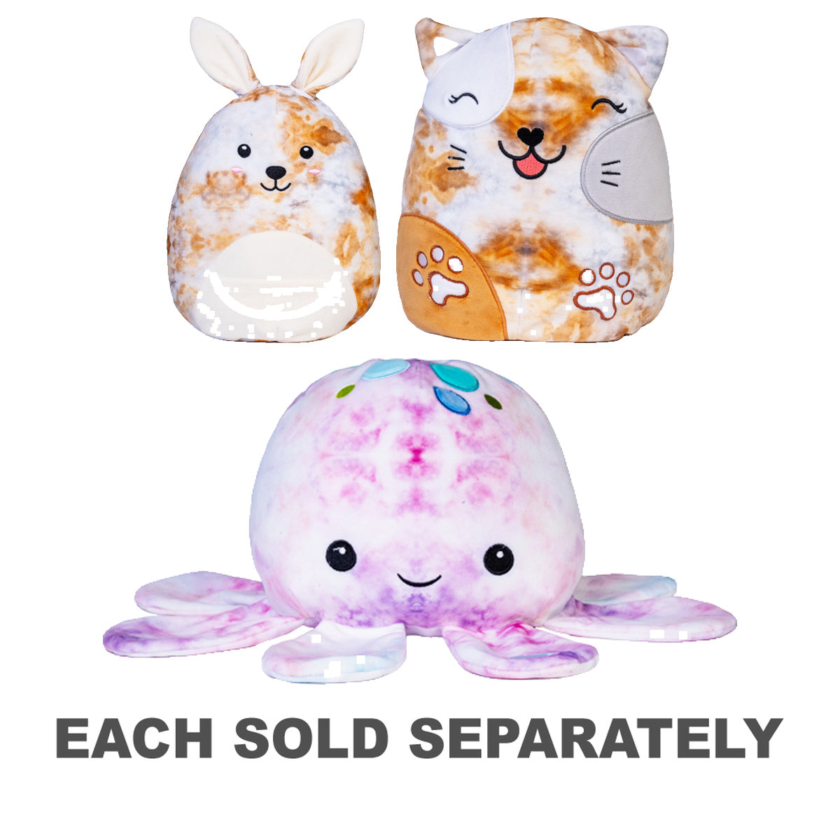 Smoosho's Pals Tie Dye Plush
