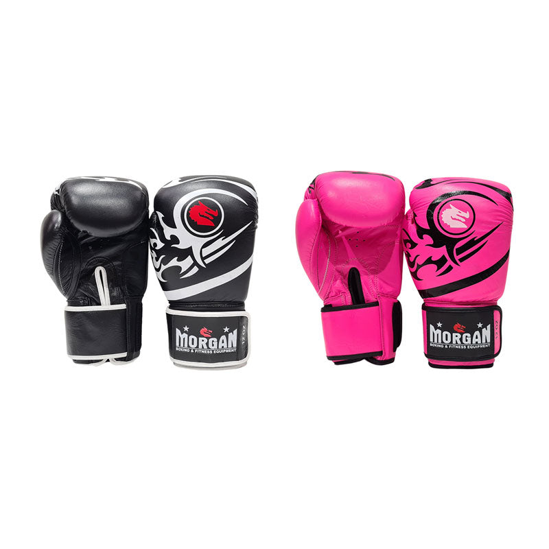 Morgan Elite Boxing and Muay Thai Leather Gloves 12oz