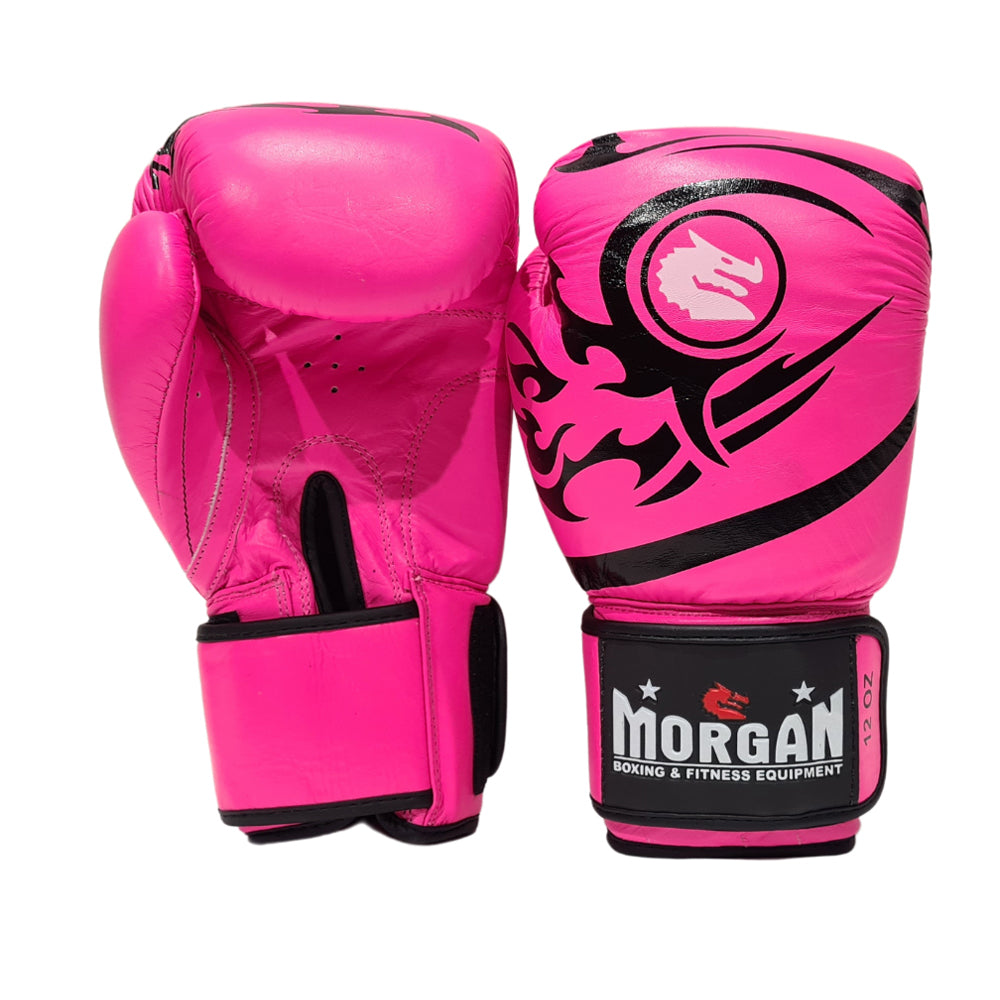 Morgan Elite Boxing and Muay Thai Leather Gloves 12oz