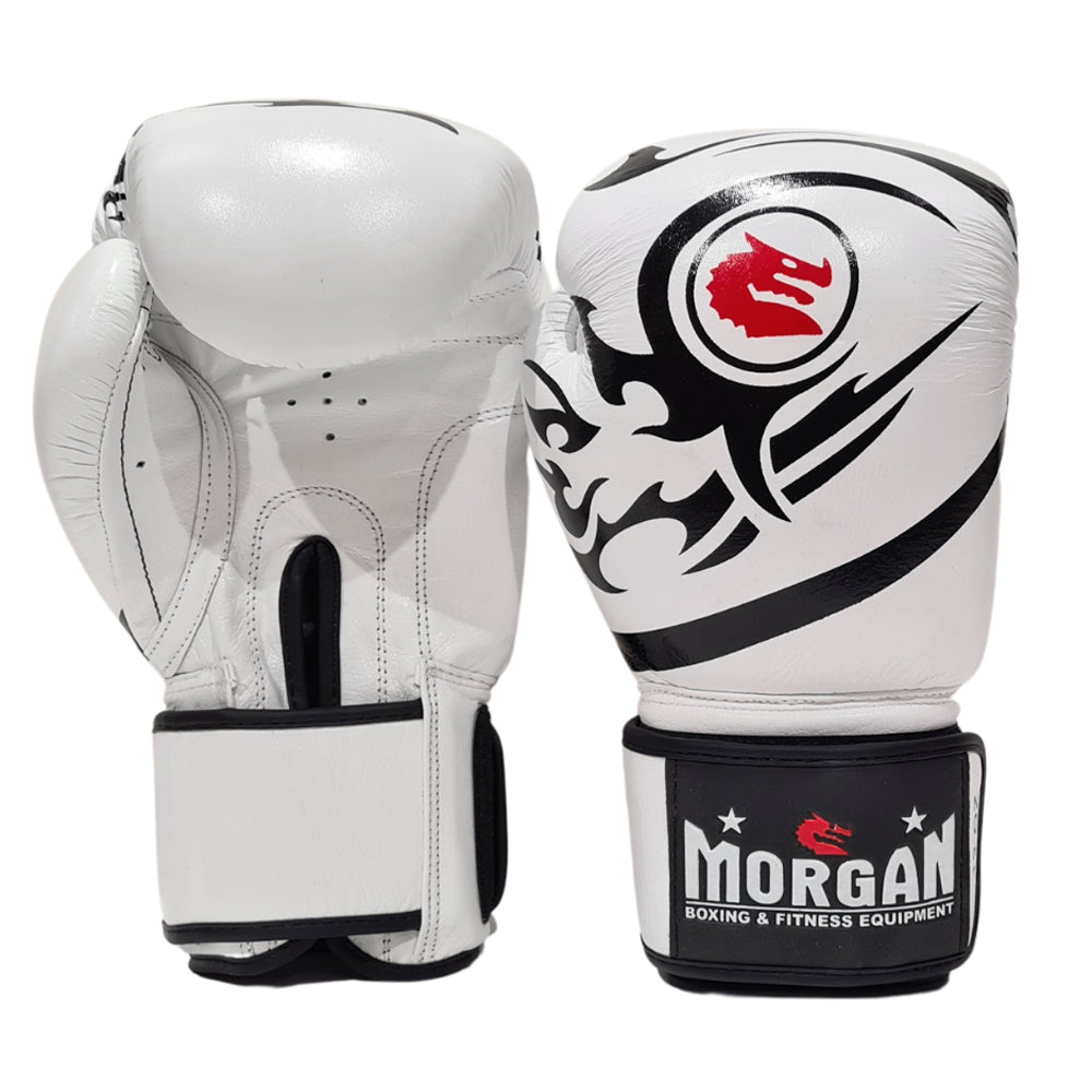 Morgan Elite Boxing and Muay Thai Leather Gloves 12oz