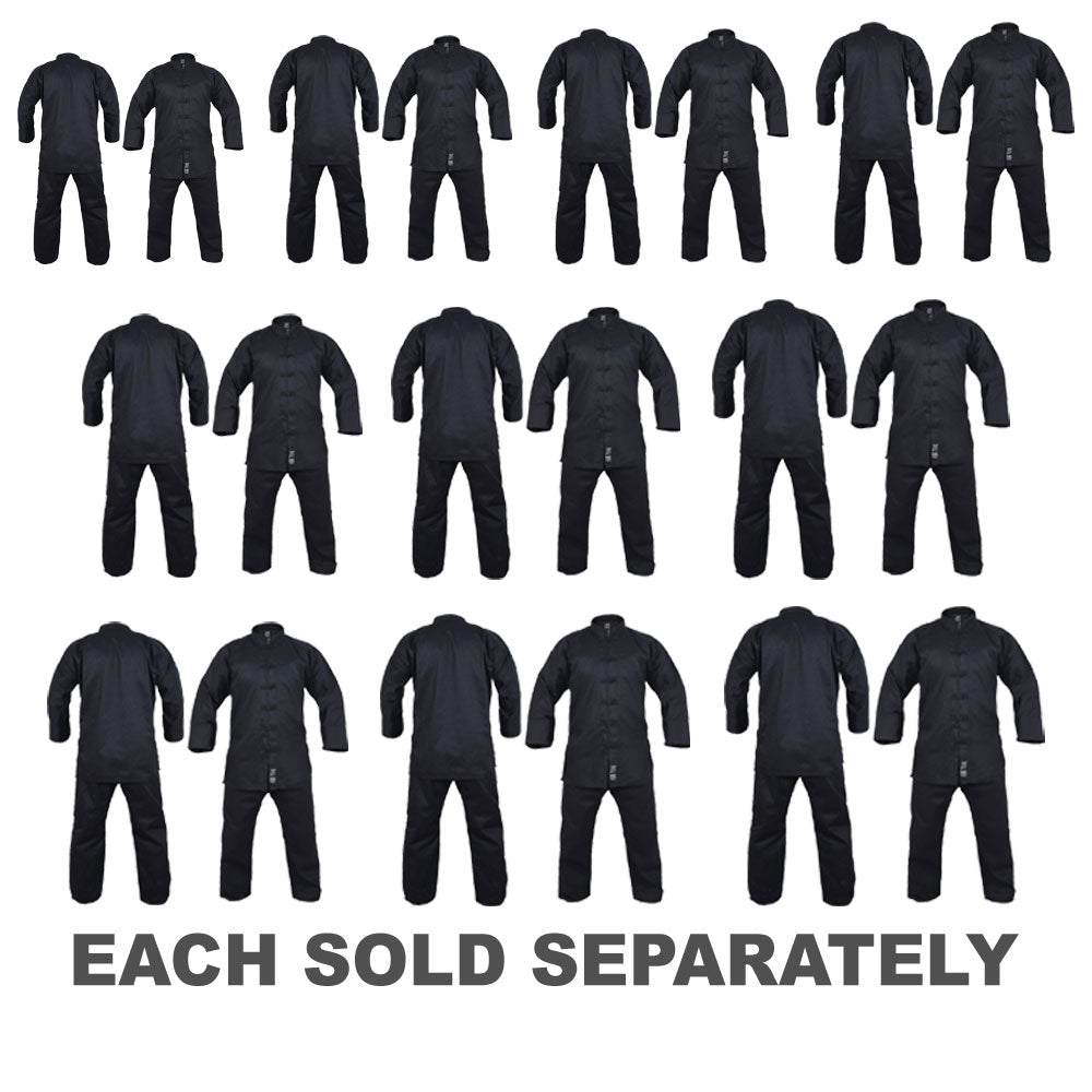 Yamasaki Kung Fu Uniform 10oz (Black Trim)