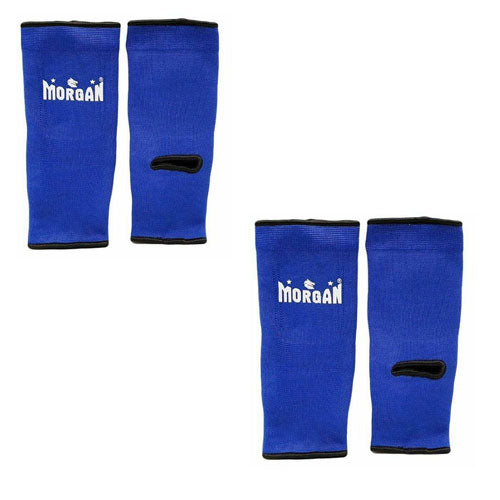 Morgan Ankle Protectors with Blue/Black Trim (Pair)