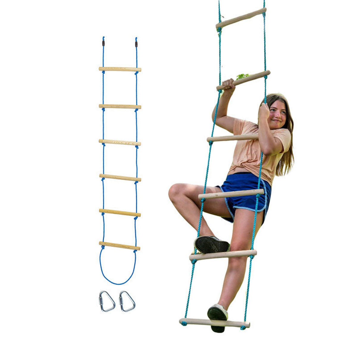 Trelines Climbing Rope Ladder 2m