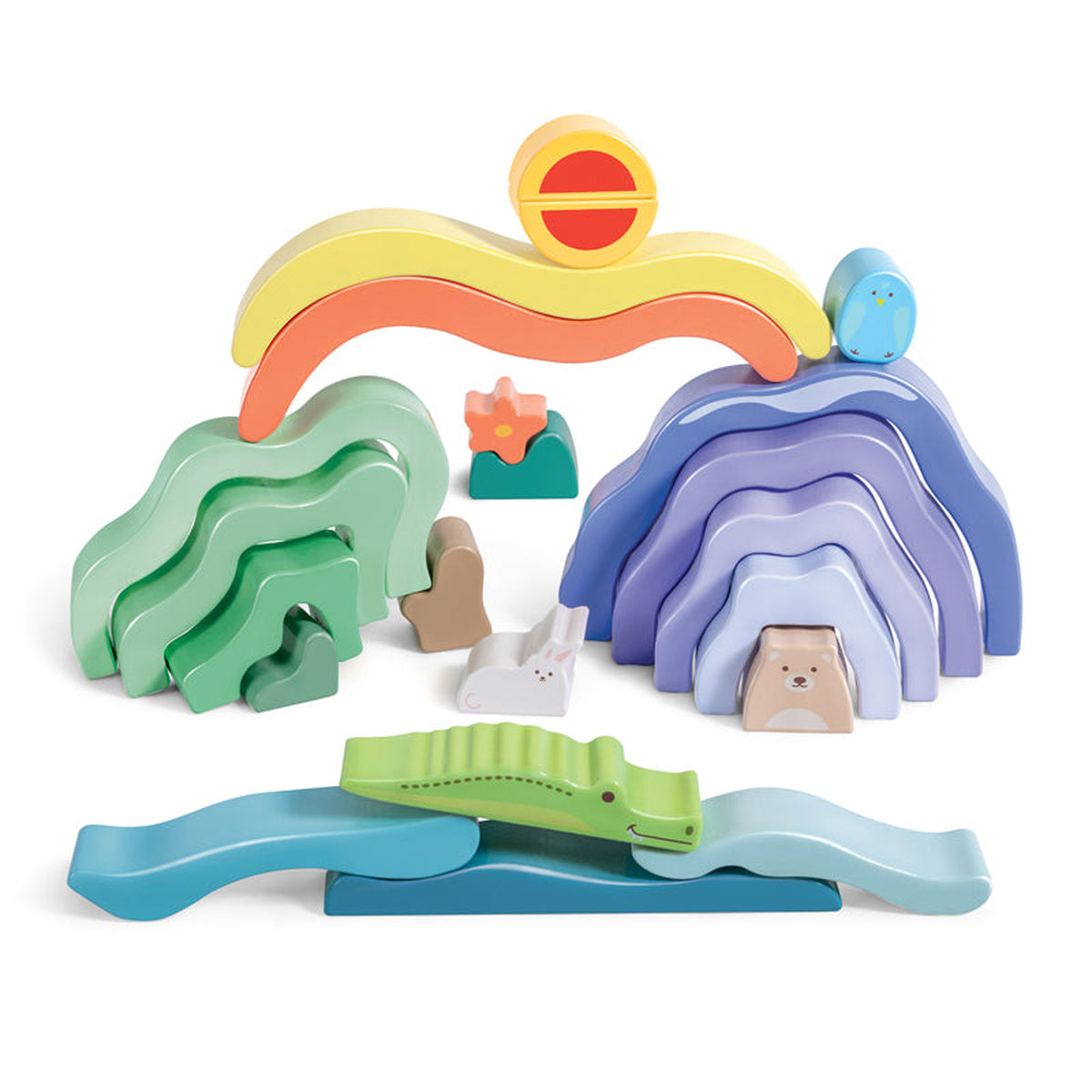 Hape Nature Scene Stacking Blocks