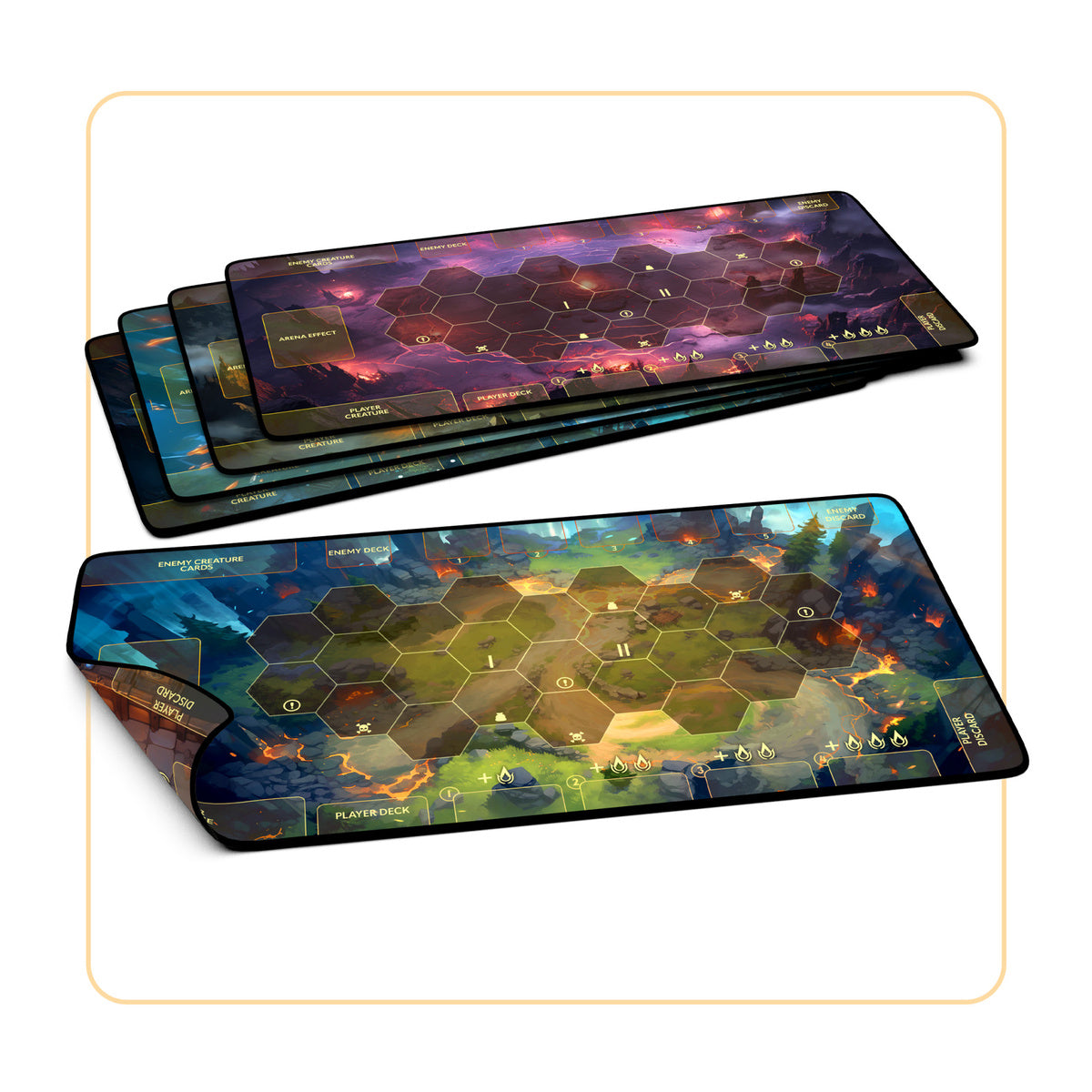 Dragon Eclipse Arena Playmats (Set of 5)