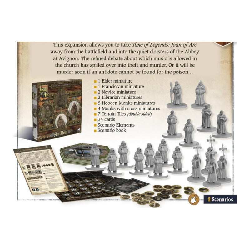 Time of Legends Joan of Arc Ars Nova Expansion