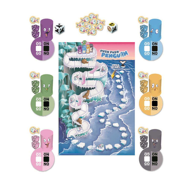 Push Push Penguin Board Game
