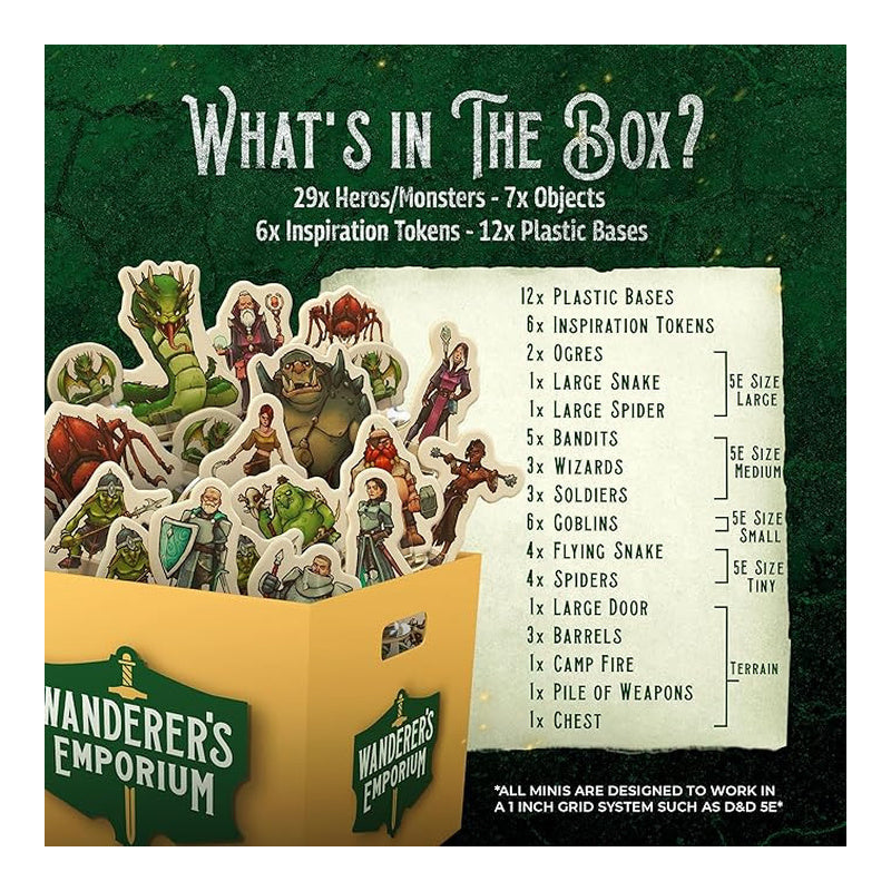 Wanderer's Emporium Minis Essentials Pack Book