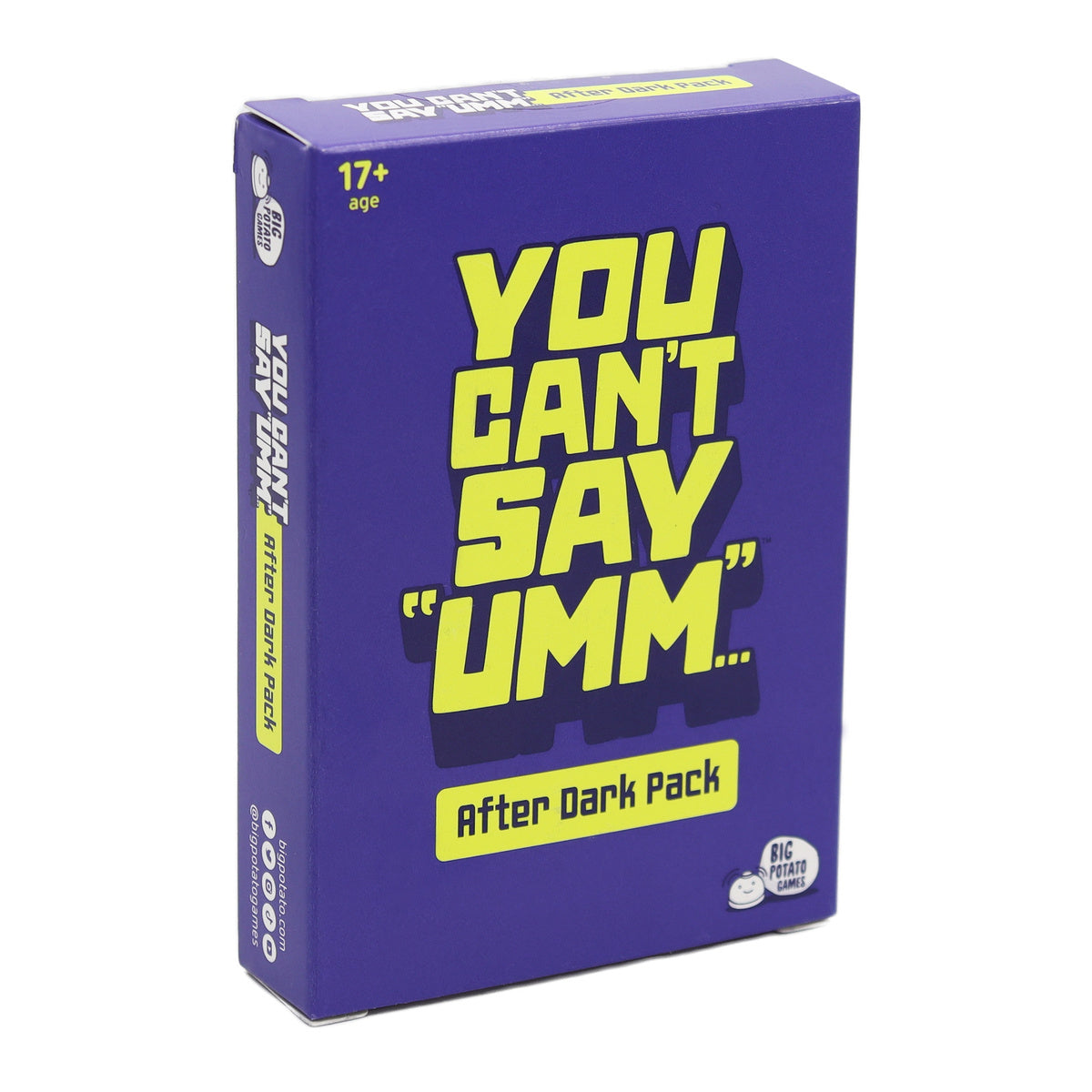 You Can't Say Umm After Dark Party Card Game