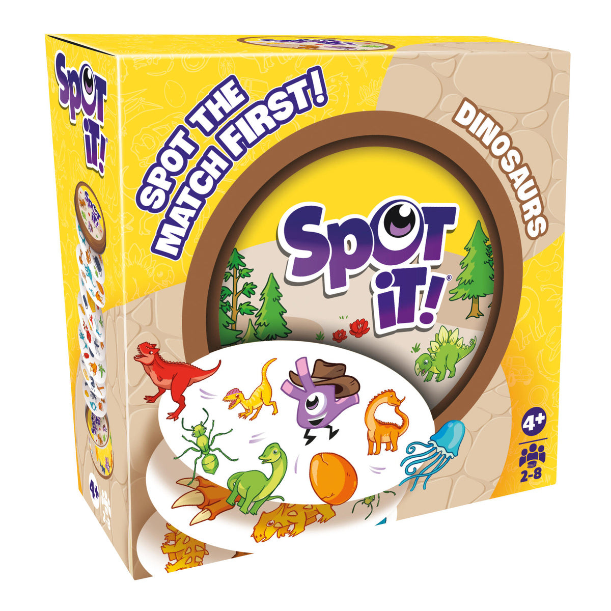 Spot It! Dinosaurs Board Game