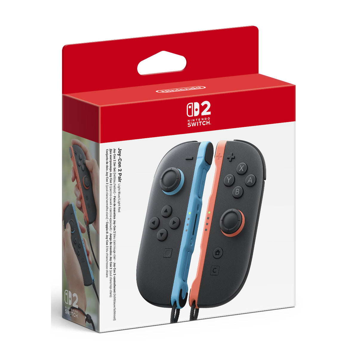 SW2 Joy-Con 2 Pair (Light Blue/Light Red)