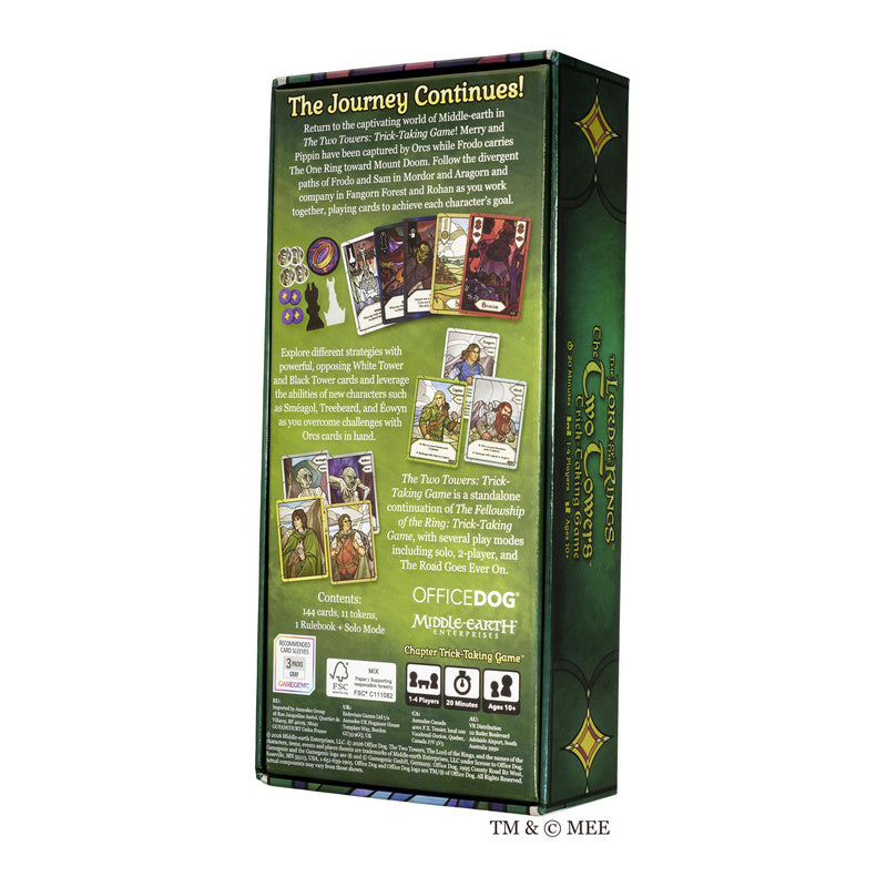 The Lord of the Rings the Two Towers Trick Taking Game