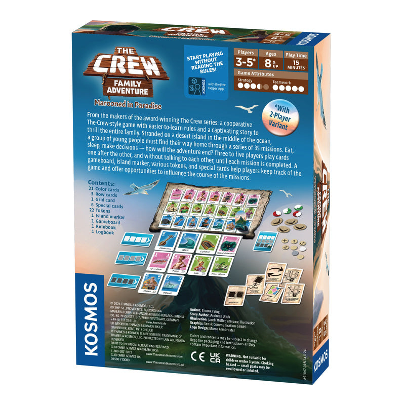 The Crew Family Edition Marooned in Paradise Board Game