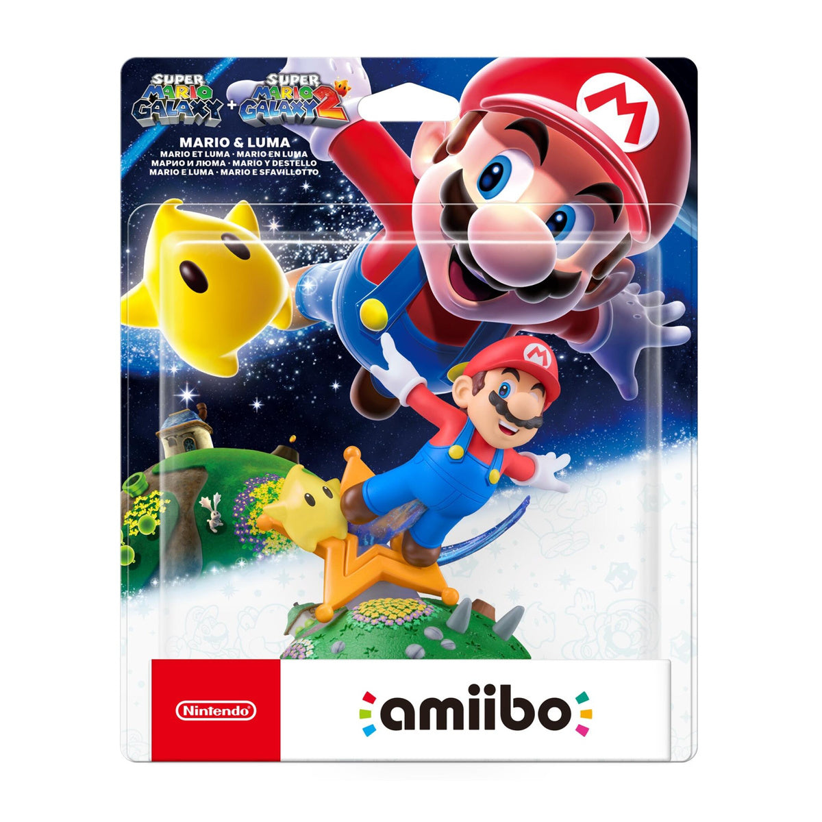 SWI amiibo Mario Galaxy + Super Mario Galaxy 2 Mario & Luma