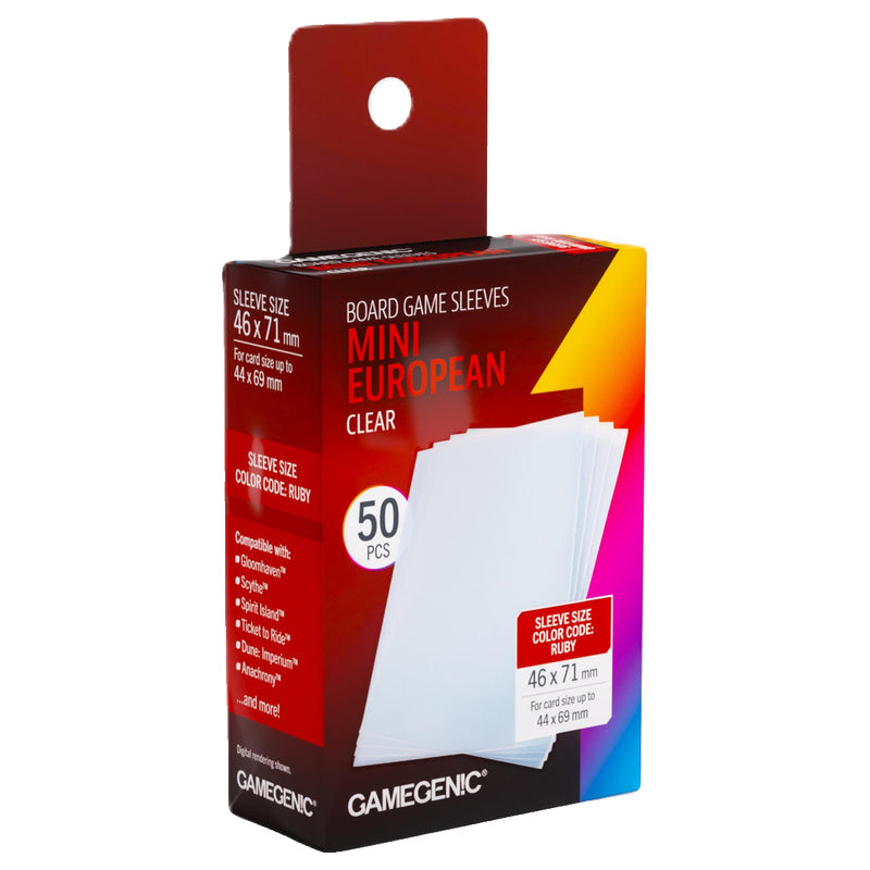 Gamegenic Mini European Card Sleeves 50pk (46x71mm)