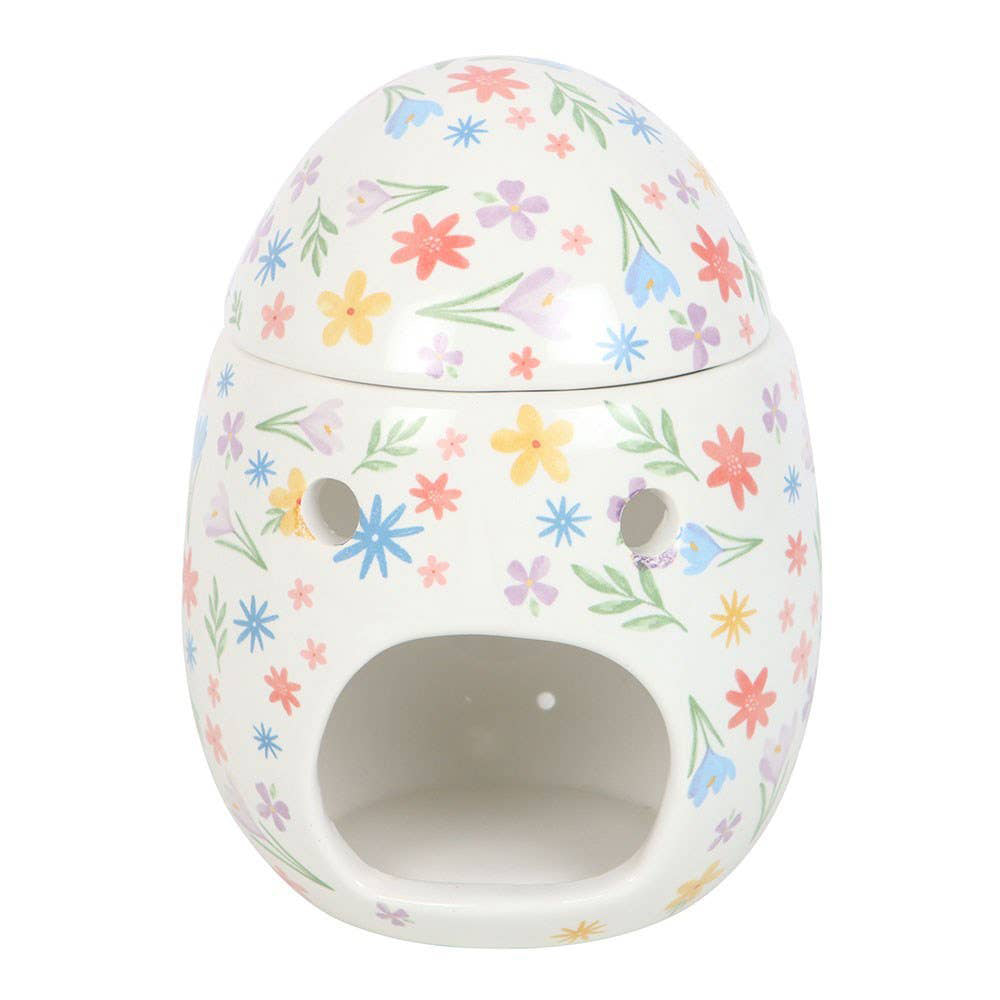 Spring Floral Egg Oil Burner and Wax Warmer
