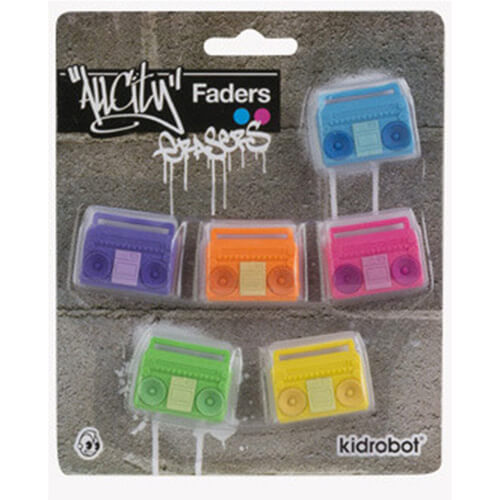 All City Breakers Boombox Erasers 6 Pk