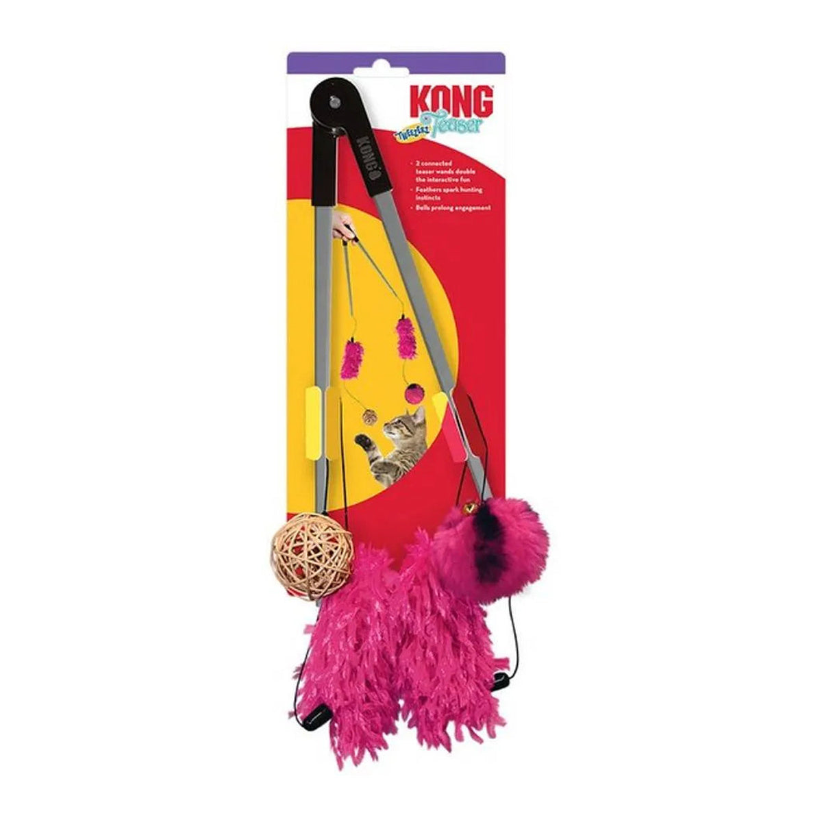 Kong Teaser Tweezerz Cat Toy (1pc Random)