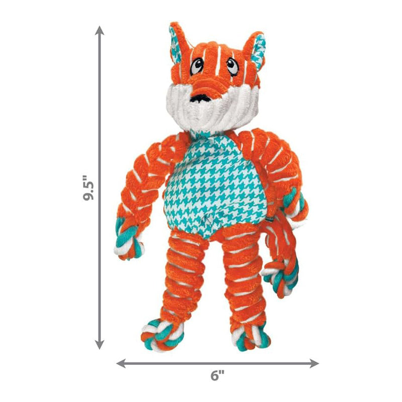 Kong Holiday Floppy Knots Fox Dog Toy (Small/Medium)