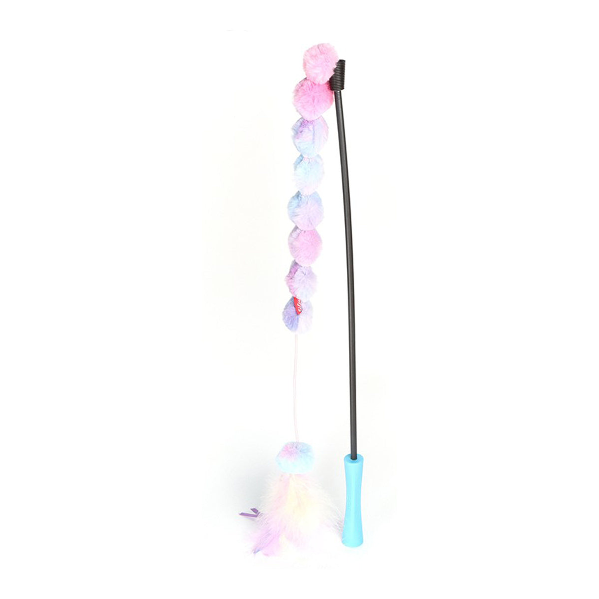 GIGwi Cat Ice Cream Feather Teaser Wand Cat Toy