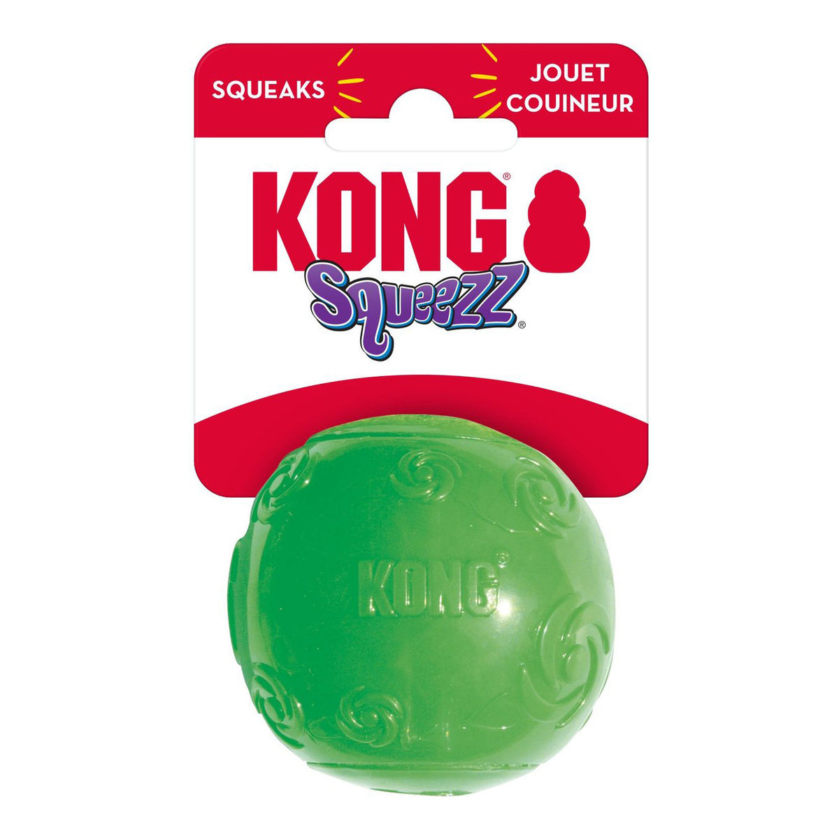 KONG Squeezz Dental Ball Dog Toy  (Large)