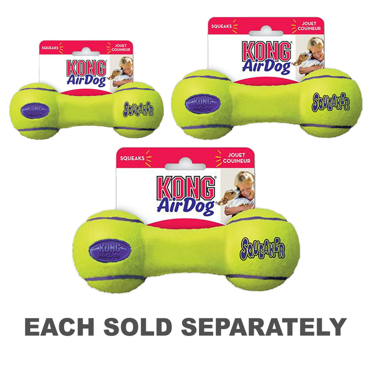 Kong Airdog Squeaker Dumbbell