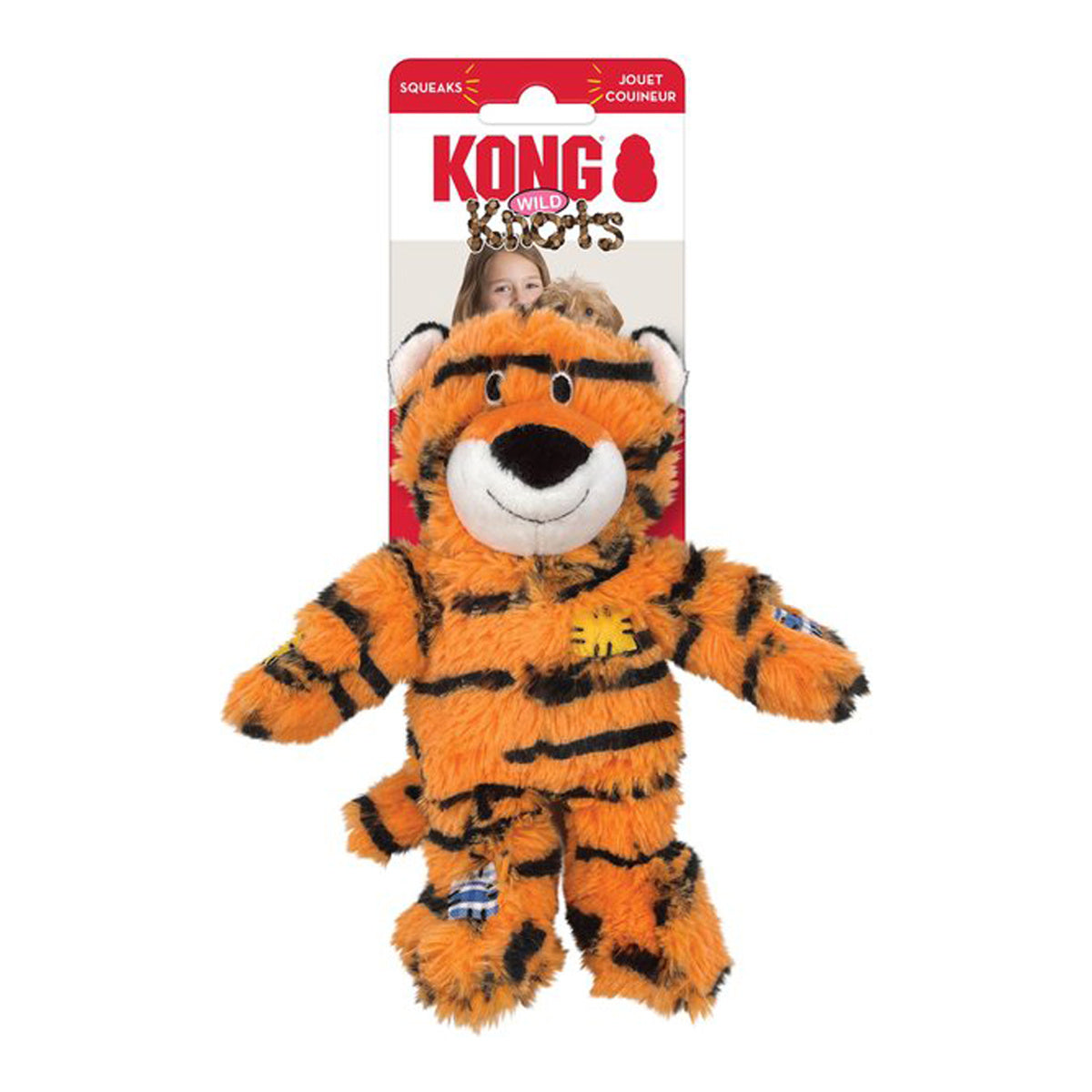 Kong Wild Knots Tiger Toy